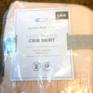 Pottery Barn Baby Sadie Ruffle Crib Skirt